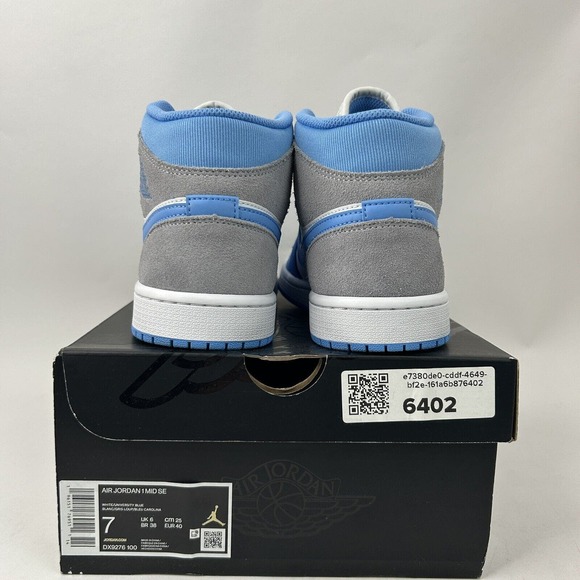 Nike Shoes Air Jordan 1 Mid SE Retro “University Blue/UNC” 2024 - Picture 5 of 8